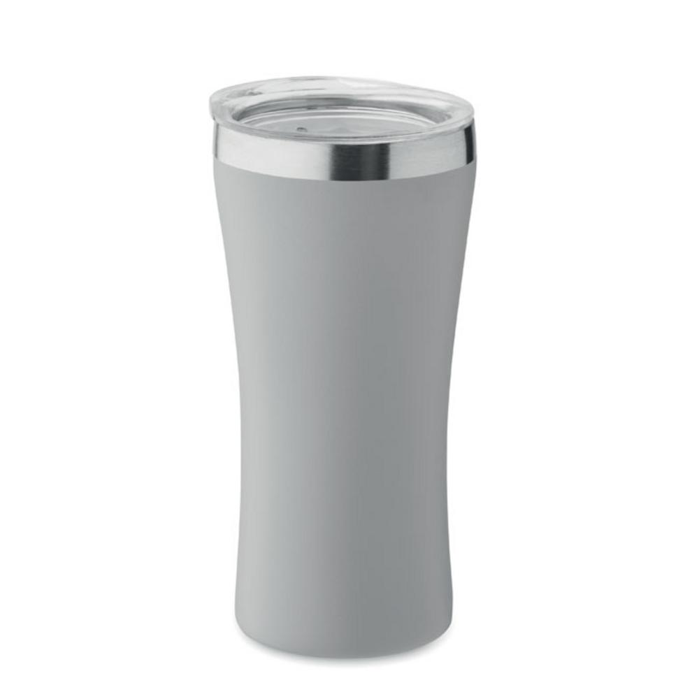 Kubek dwuścienny 160 ml OZ – szary mo2326-07 Kubek dwuścienny 160 ml OZ - szary