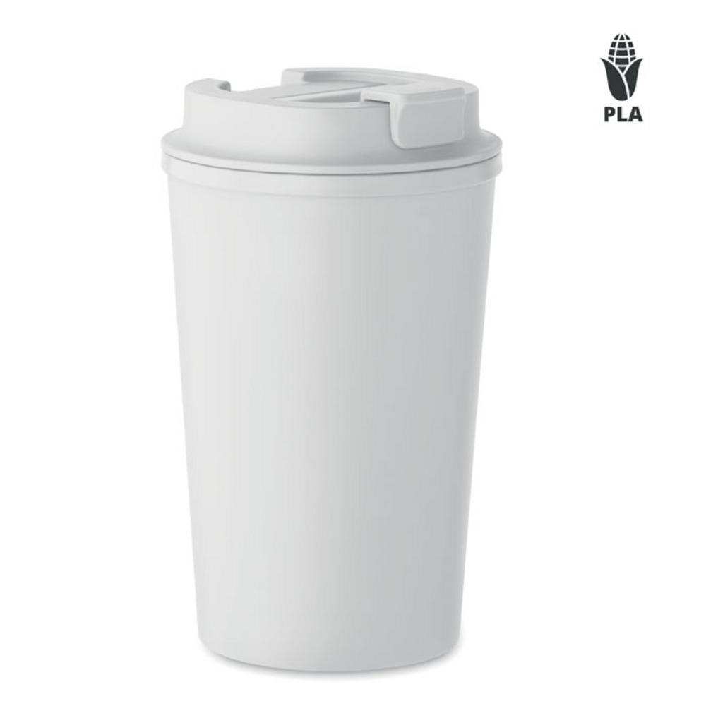 Kubek dwuścienny 350ml BEIBAKU – biały mo2310-06 Kubek dwuścienny 350ml BEIBAKU - biały