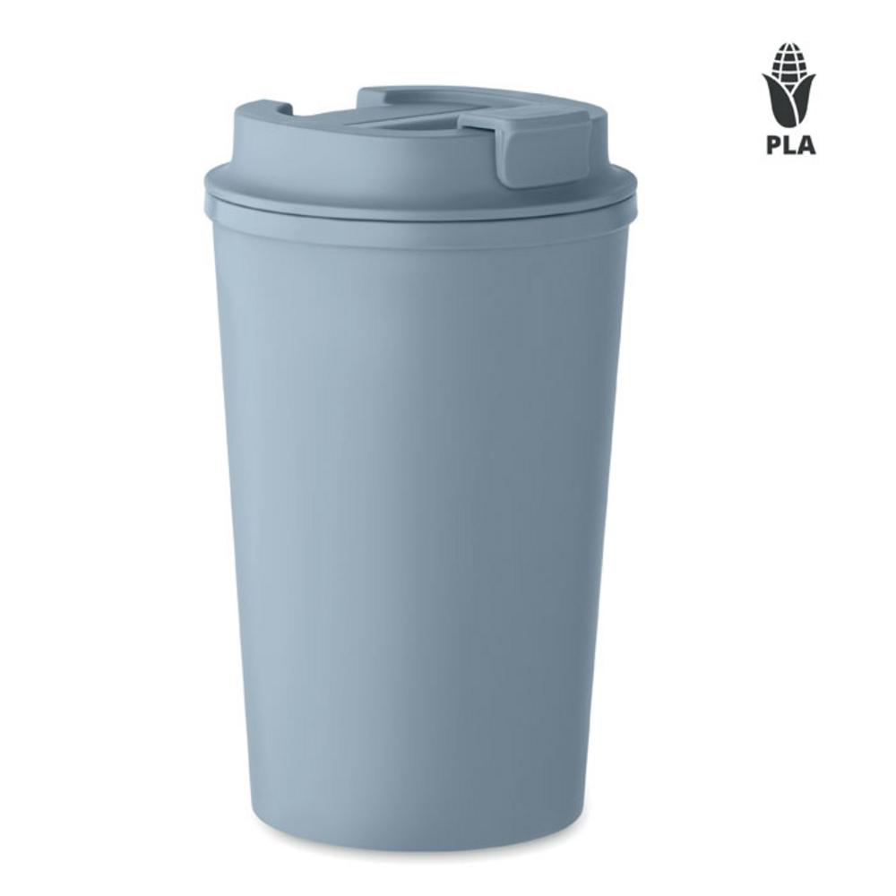 Kubek dwuścienny 350ml BEIBAKU – turkusowy mo2310-20 Kubek dwuścienny 350ml BEIBAKU - turkusowy