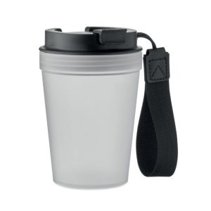 Kubek jednościenny 300 ml ISFORDEN TUMBLER - przezroczysty biały