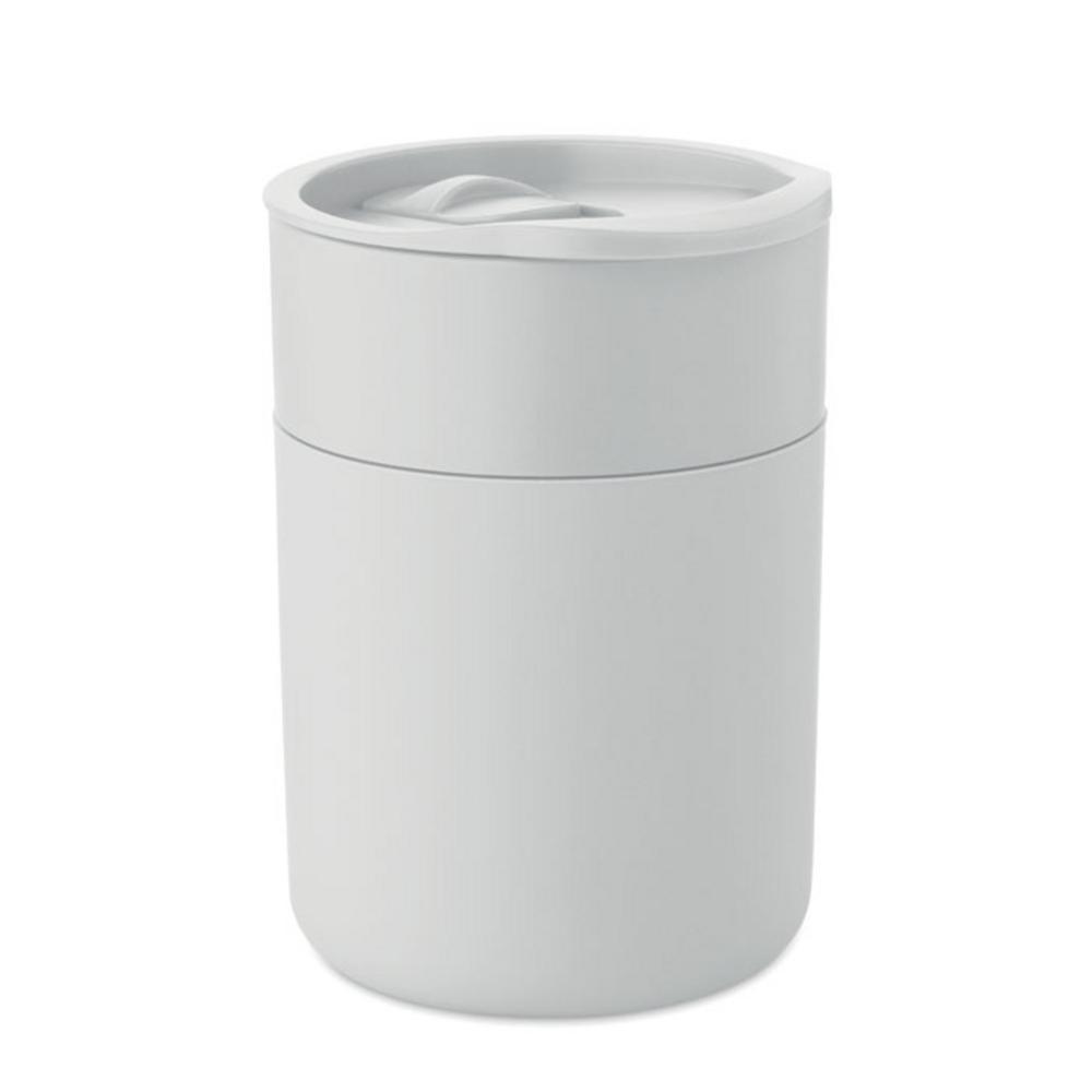 Kubek PP 330ml GOBLET – biały mo2773-06 Kubek PP 330ml GOBLET - biały