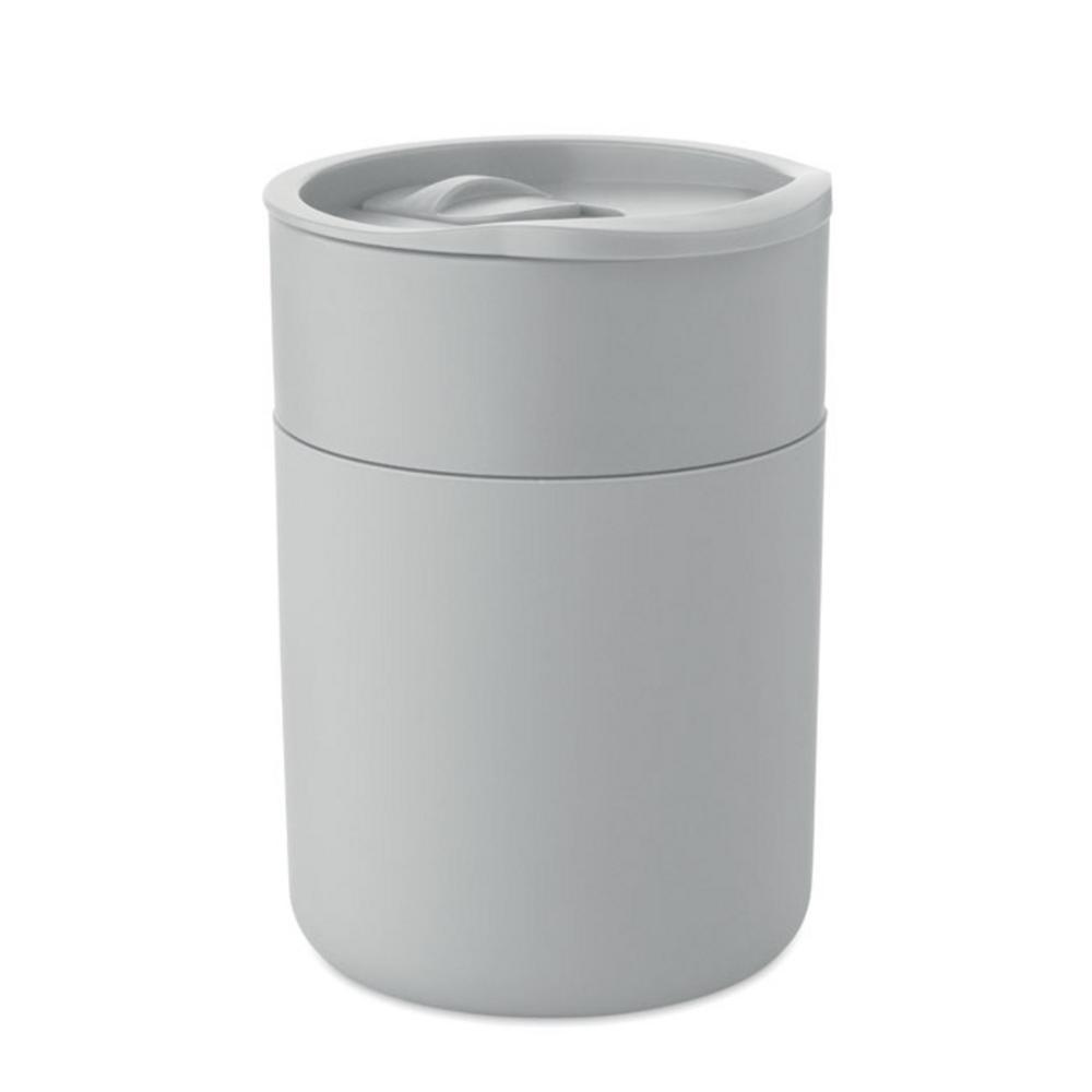 Kubek PP 330ml GOBLET – szary mo2773-07 Kubek PP 330ml GOBLET - szary