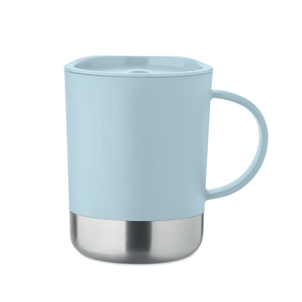 Kubek z 1 ścianką 300 ml BEAKER – baby blue mo2772-66 Kubek z 1 ścianką 300 ml BEAKER - baby blue