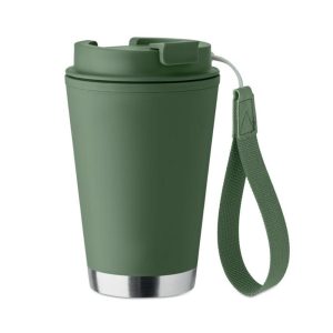 Kubek z podwójną ścianką 300 ml TOPIZ - ciemnozielony