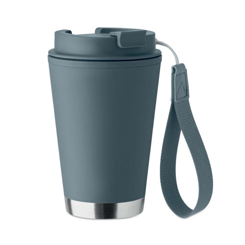 Kubek z podwójną ścianką 300 ml TOPIZ – petrol mo2596-20 Kubek z podwójną ścianką 300 ml TOPIZ - petrol