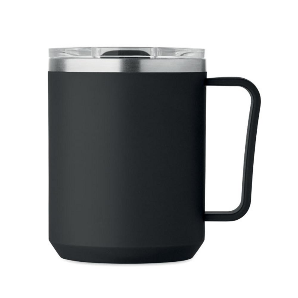 Kubki z logo – kubek z 2 ściankami 400 ml cocoa mo2900-03-open Kubek z 2 ściankami 400 ml COCOA mo2900-03-open
