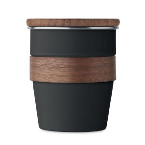 Kubek z pojedynczą ścianką 350 WALNUT mo2322-03-top
