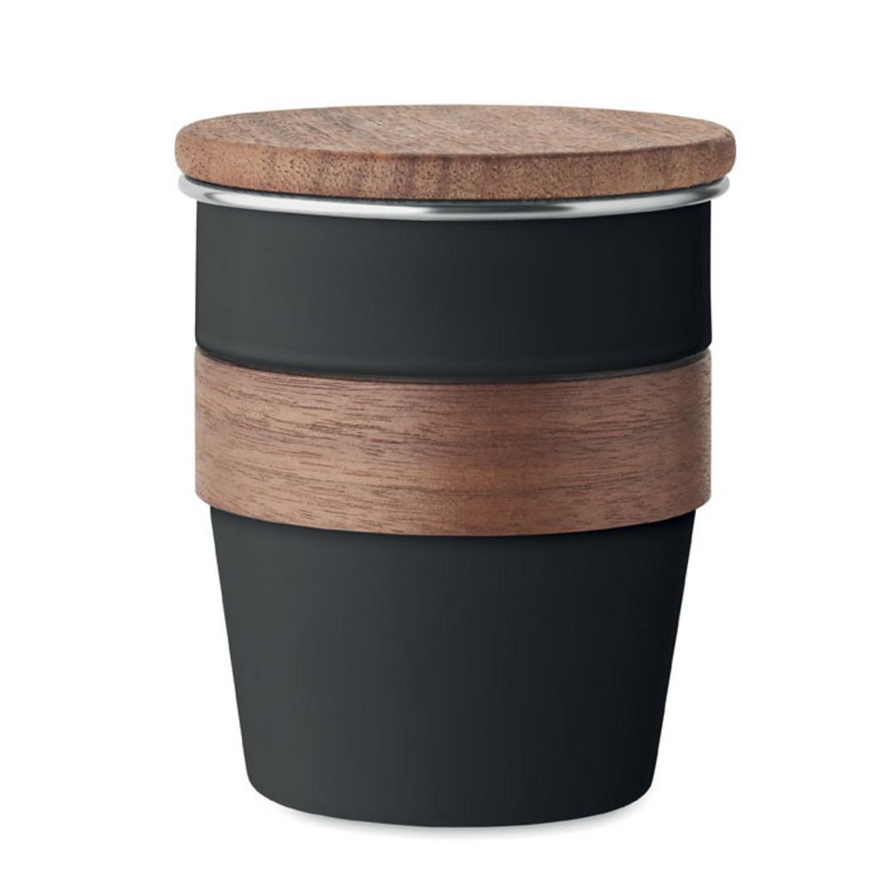 Kubki z logo – kubek z pojedynczą ścianką 350 walnut mo2322-03 Kubek z pojedynczą ścianką 350 WALNUT mo2322-03
