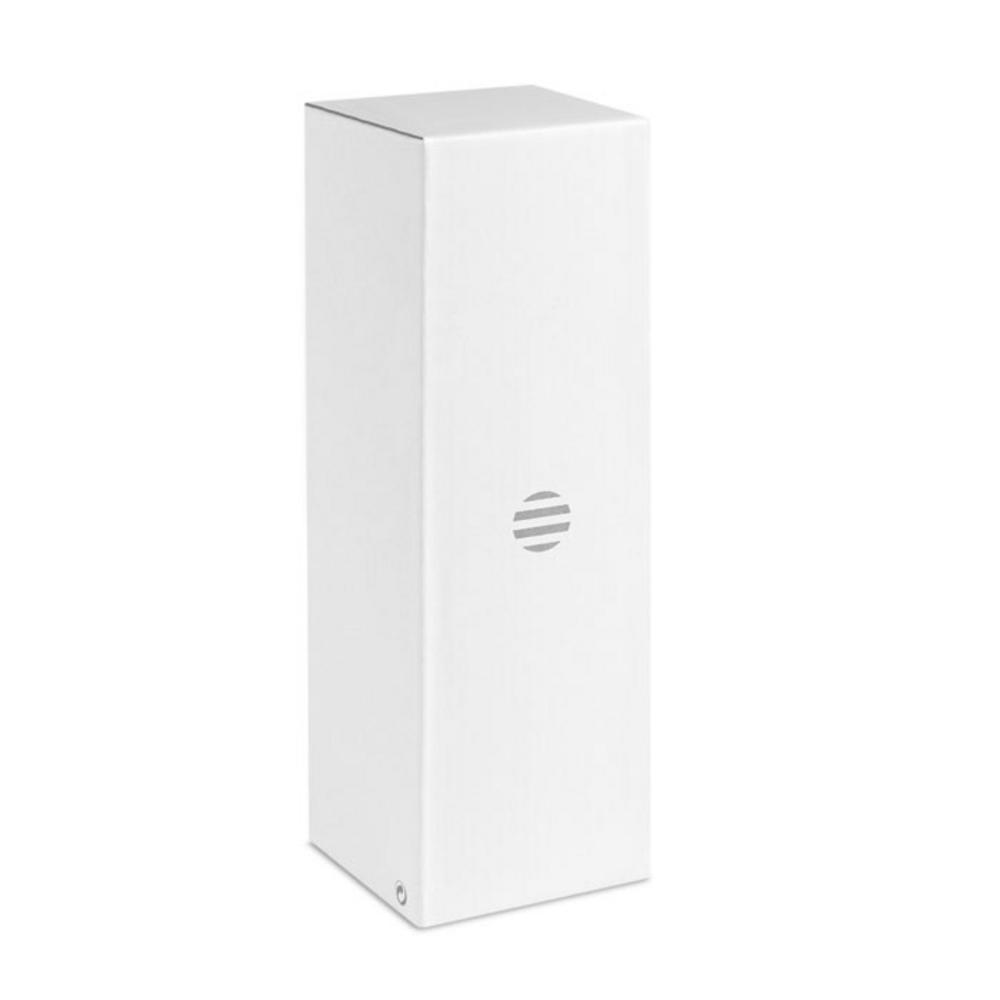 Lampki na biurko z logo – lampa stołowa ładowana usb taplamb mo2339-03-box Lampa stołowa ładowana USB TAPLAMB mo2339-03-box