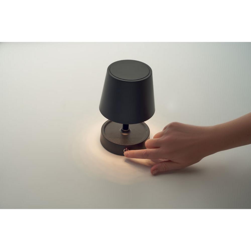 Lampki na biurko z logo – lampa stołowa ładowana usb taplamb mo2339-03-detail Lampa stołowa ładowana USB TAPLAMB mo2339-03-detail