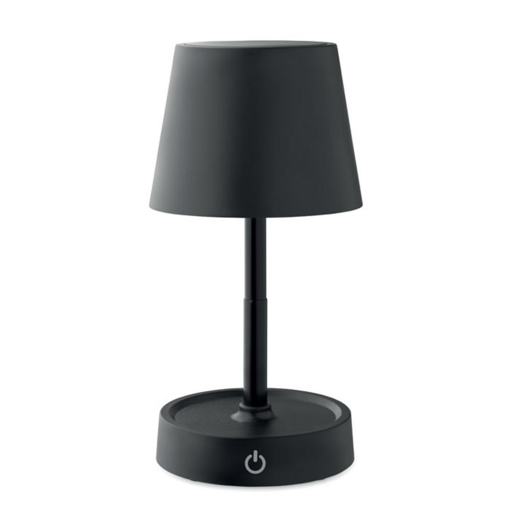 Lampki na biurko z logo – lampa stołowa ładowana usb taplamb mo2339-03-open Lampa stołowa ładowana USB TAPLAMB mo2339-03-open