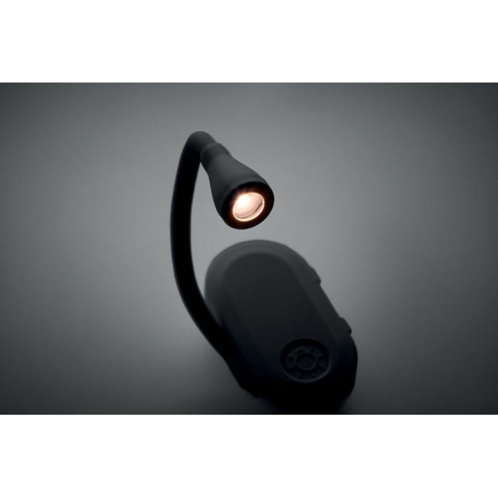 Lampki na biurko z logo – lampka led do książki scene mo2865-03-open Lampka LED do książki SCENE mo2865-03-open