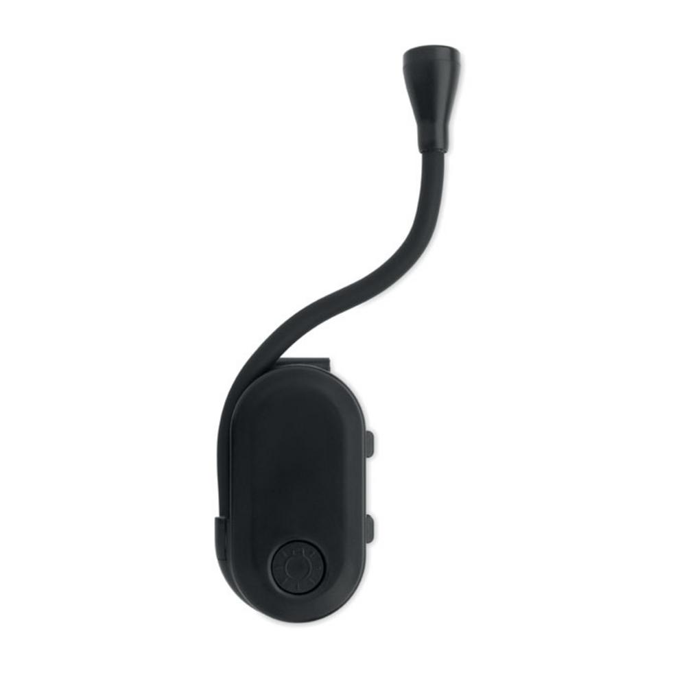 Lampki na biurko z logo – lampka led do książki scene mo2865-03-top Lampka LED do książki SCENE mo2865-03-top