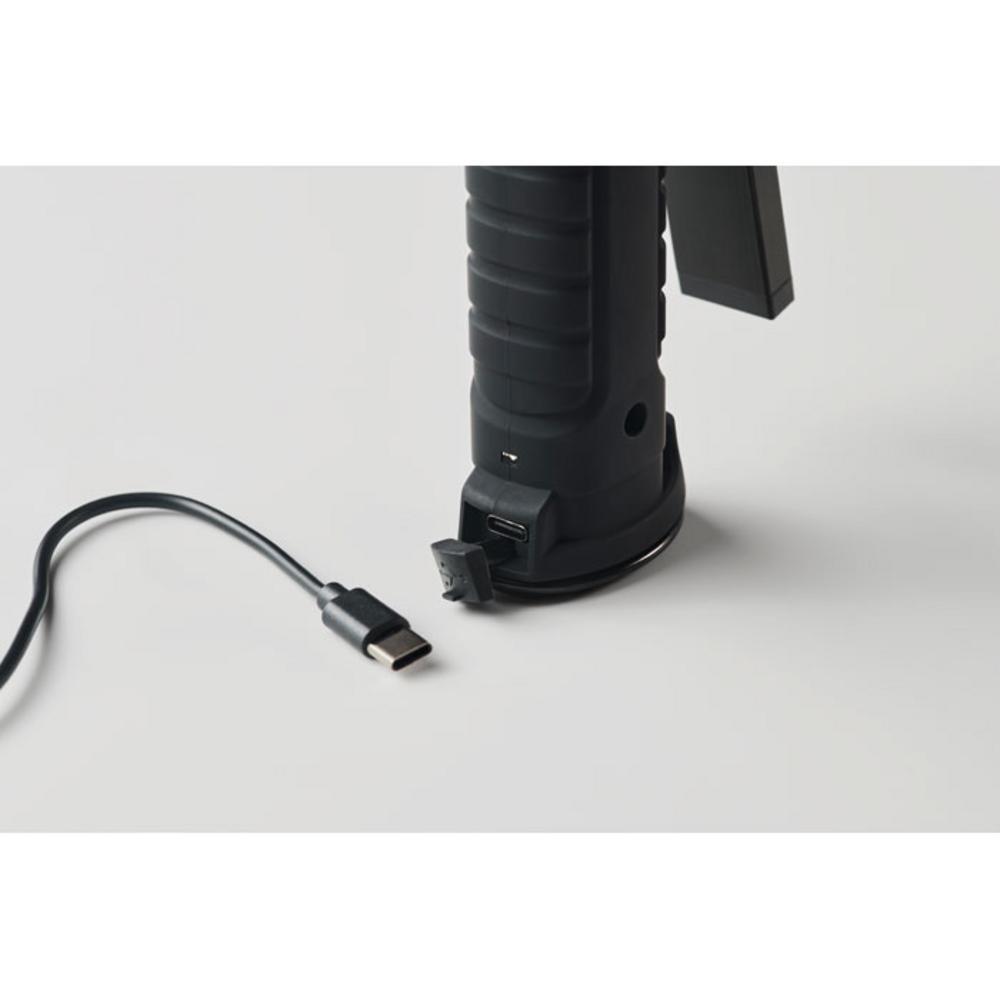 Latarki z logo – akumulatorowa lampa rotate mo2834-03-picture1 Akumulatorowa lampa ROTATE mo2834-03-picture1