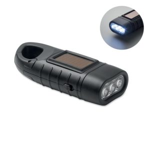 Latarka solarna z korbą dynamo SLUZ mo2540-03