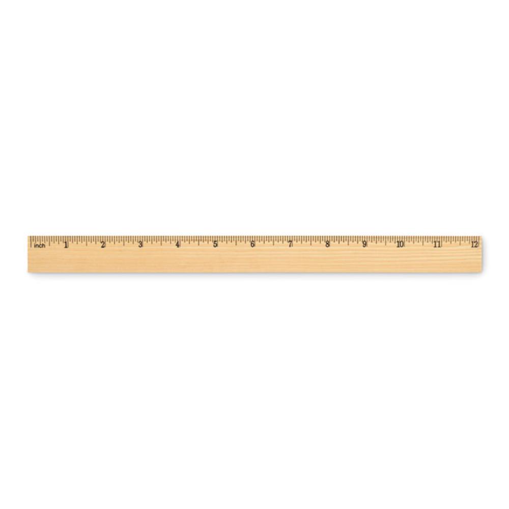Linijki z logo – drewniana linijka 30 cm ruler30 mo2918-40-back Drewniana linijka 30 cm RULER30 mo2918-40-back