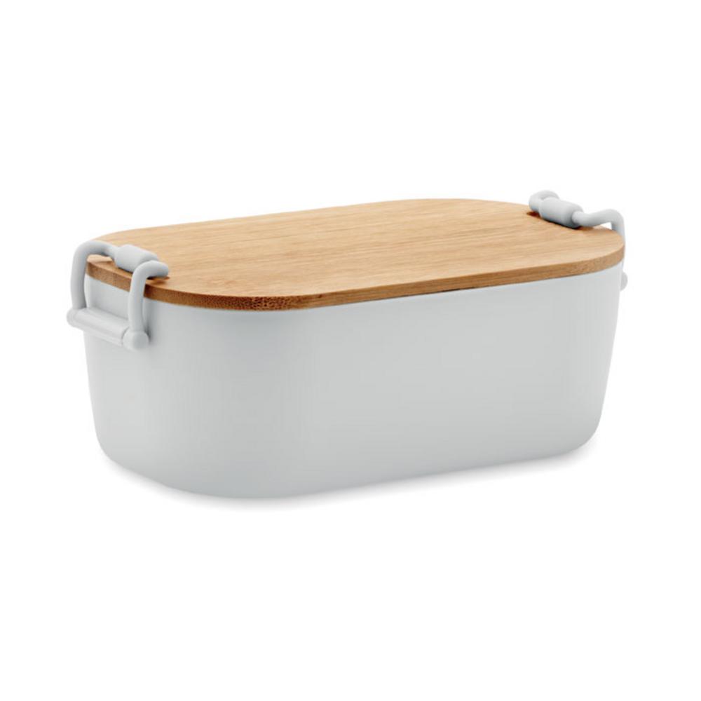 Lunch box PP 700 ml LEKKER – biały mo2459-06 Lunch box PP 700 ml LEKKER - biały