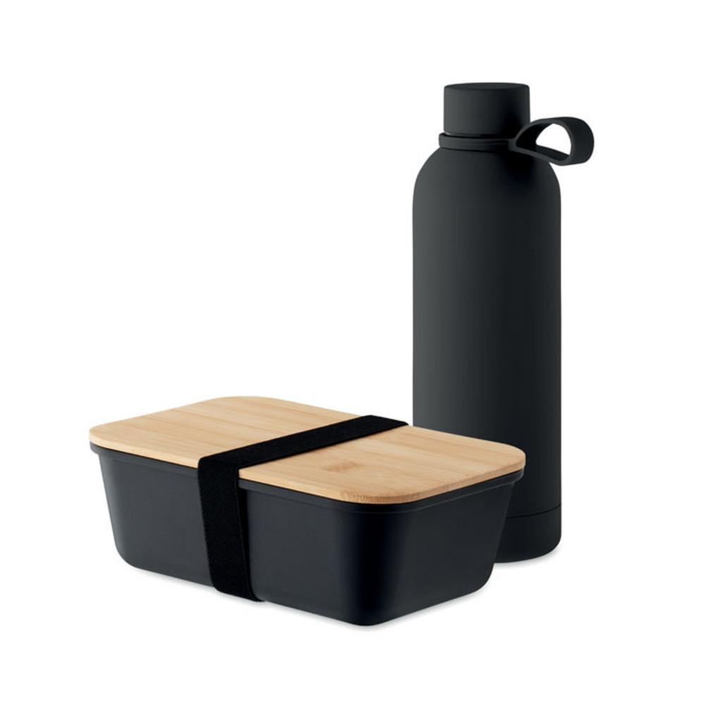Lunchboxy z logo – 2-częściowy zestaw na lunch emerald set mo2314-03 2-częściowy zestaw na lunch EMERALD SET mo2314-03