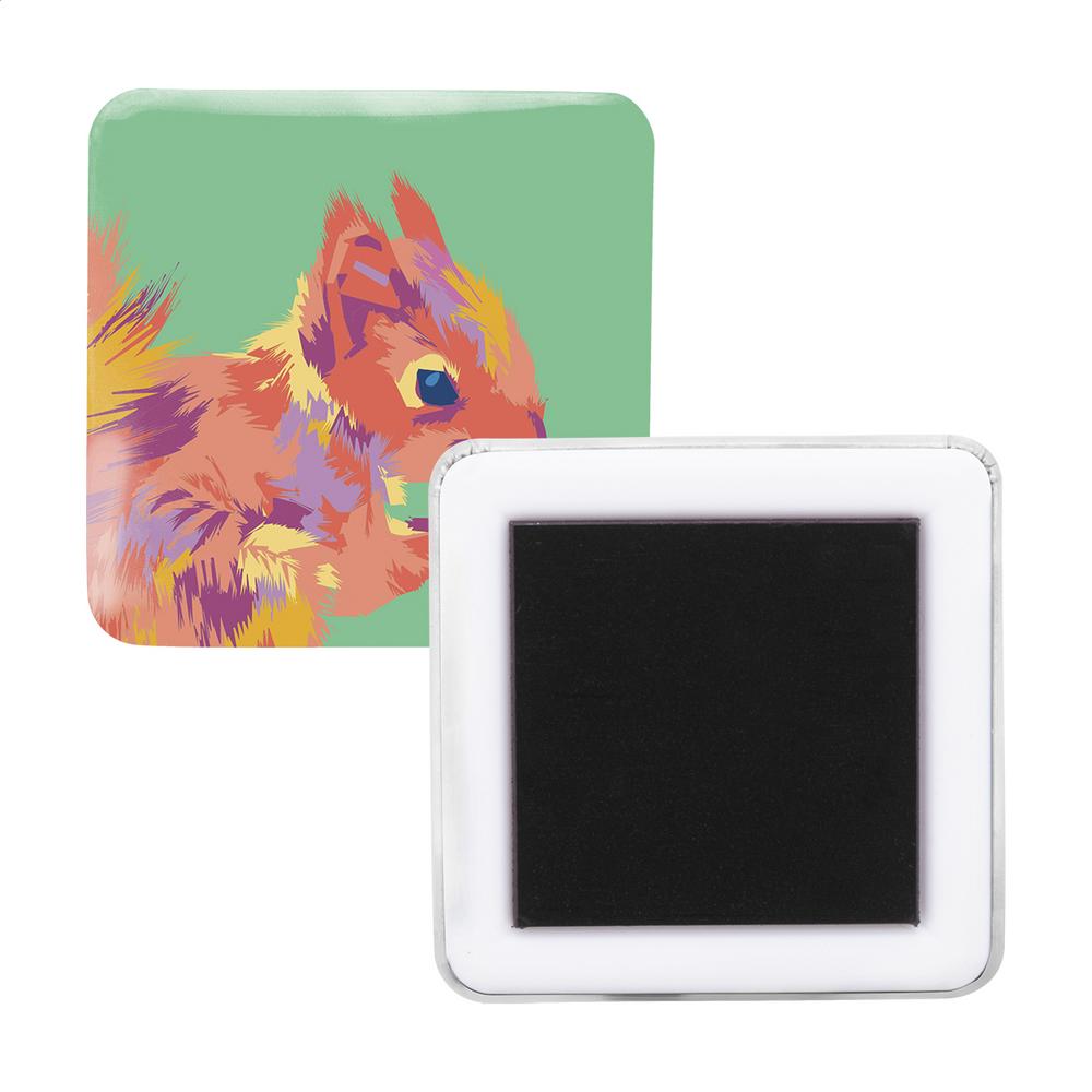 MagBadge Square magnes na lodówkę – biały AP716811 MagBadge Square magnes na lodówkę - biały
