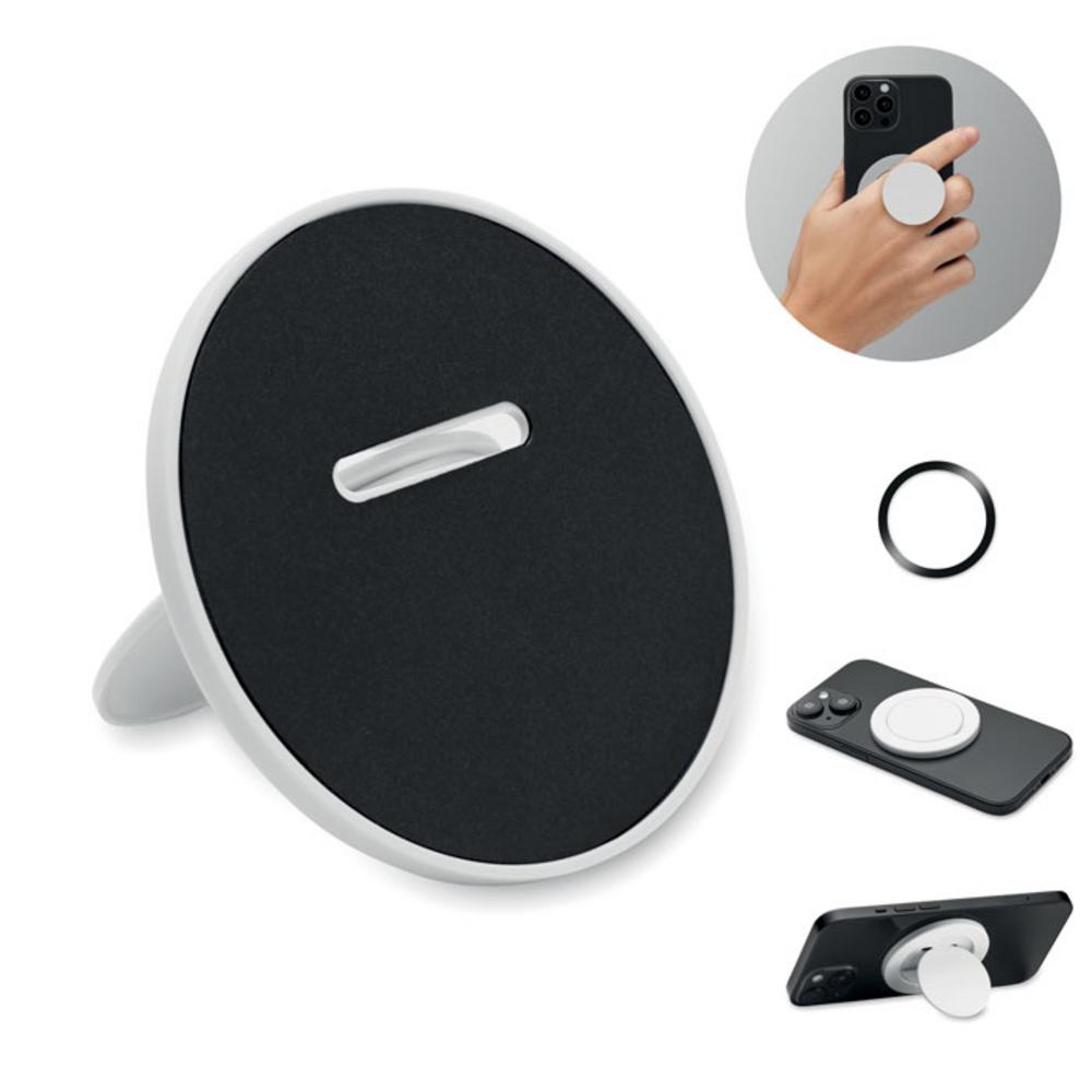 Magnetyczny uchwyt na telefon ABLE – biały mo2556-06 Magnetyczny uchwyt na telefon ABLE - biały