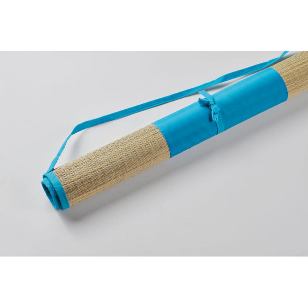 Maty plażowe z logo – mata plażowa naturalna słoma rafia mo2833-12-detail Mata plażowa naturalna słoma RAFIA mo2833-12-detail