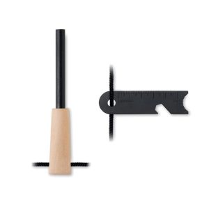 Krzesiwo z rączką z drewna sosn FUEGOR mo2417-40-top