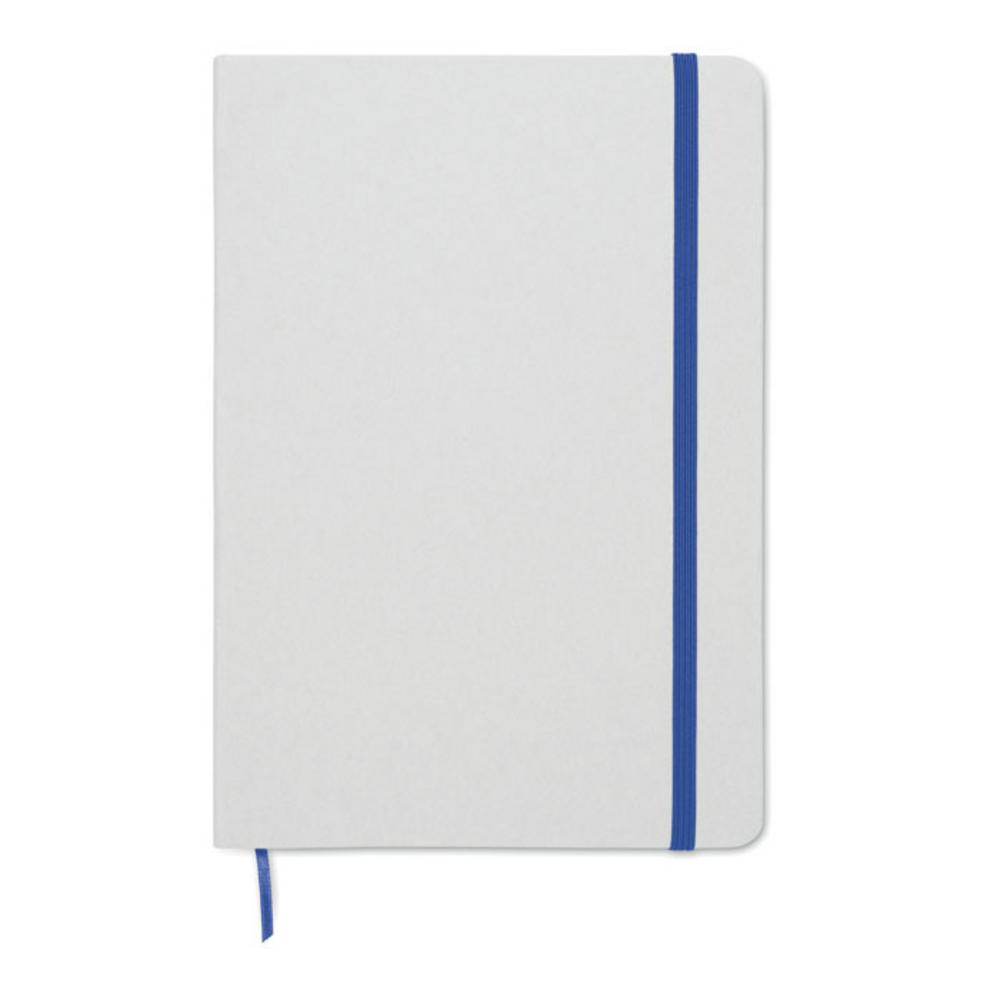 Notatniki z logo – kolorowy notatnik a5 route white mo2578-04-side Kolorowy notatnik A5 ROUTE WHITE mo2578-04-side