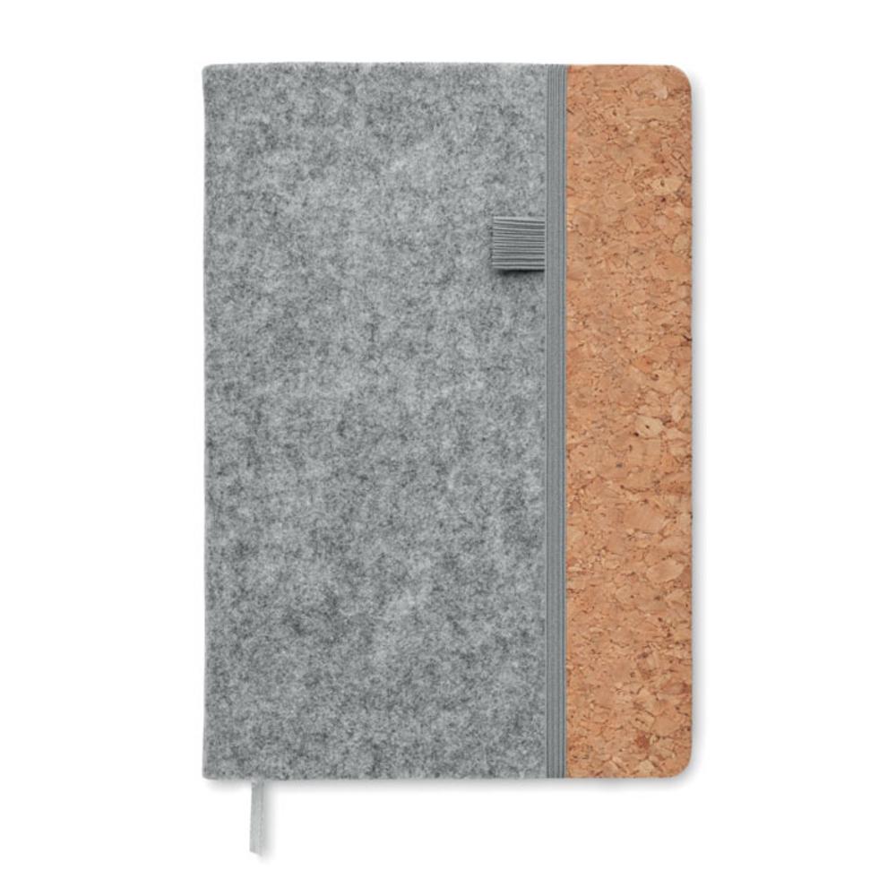 Notatniki z logo – notatnik korkowy a5 rpet corkbook mo2553-07-top Notatnik korkowy A5 RPET CORKBOOK mo2553-07-top