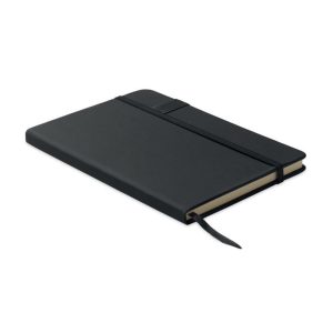 Notebook A5 z portem USB USBNOTE - czarny