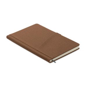 Notes A5 z kieszenią z przodu CINCO - brązowy