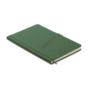Notes A5 z kieszenią z przodu CINCO - ciemnozielony