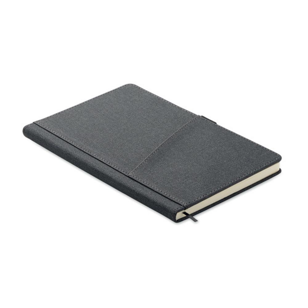 Notes A5 z kieszenią z przodu CINCO – szary mo2285-15 Notes A5 z kieszenią z przodu CINCO - szary