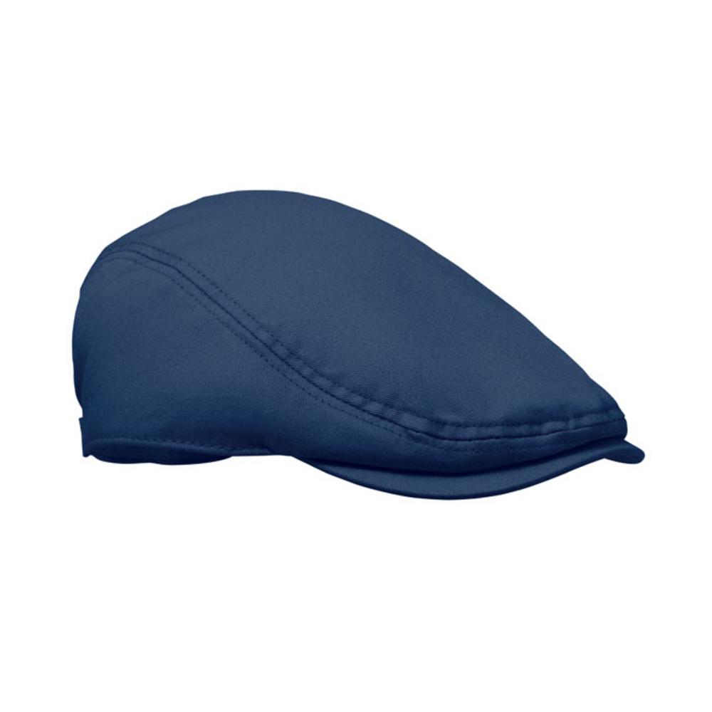 Płaska czapka newsboy 235gr/m² FLAT PEAK – niebieska mo2850-04 Płaska czapka newsboy 235gr/m² FLAT PEAK - niebieska