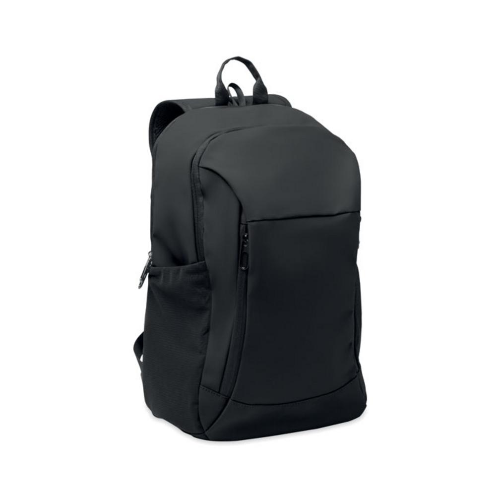 Plecak na laptop 15″ z PU KOROVIN – czarny mo2684-03 Plecak na laptop 15