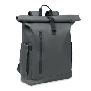 Plecak na laptopa Rolltop 600D BANGKOK ROLL - kamienny szary