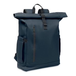 Plecak na laptopa Rolltop 600D BANGKOK ROLL - niebieski