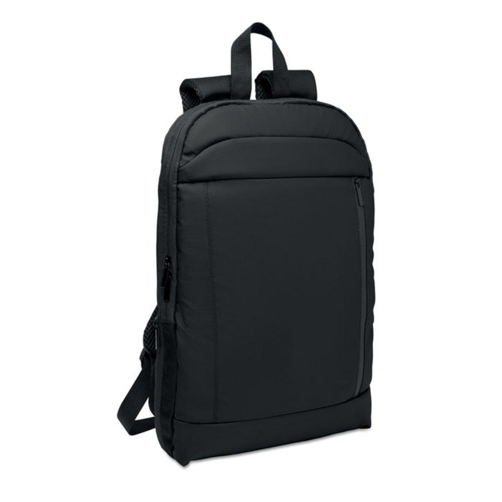 Plecak RPET 600D poszerzany XPANDA – czarny mo2753-03 Plecak RPET 600D poszerzany XPANDA - czarny