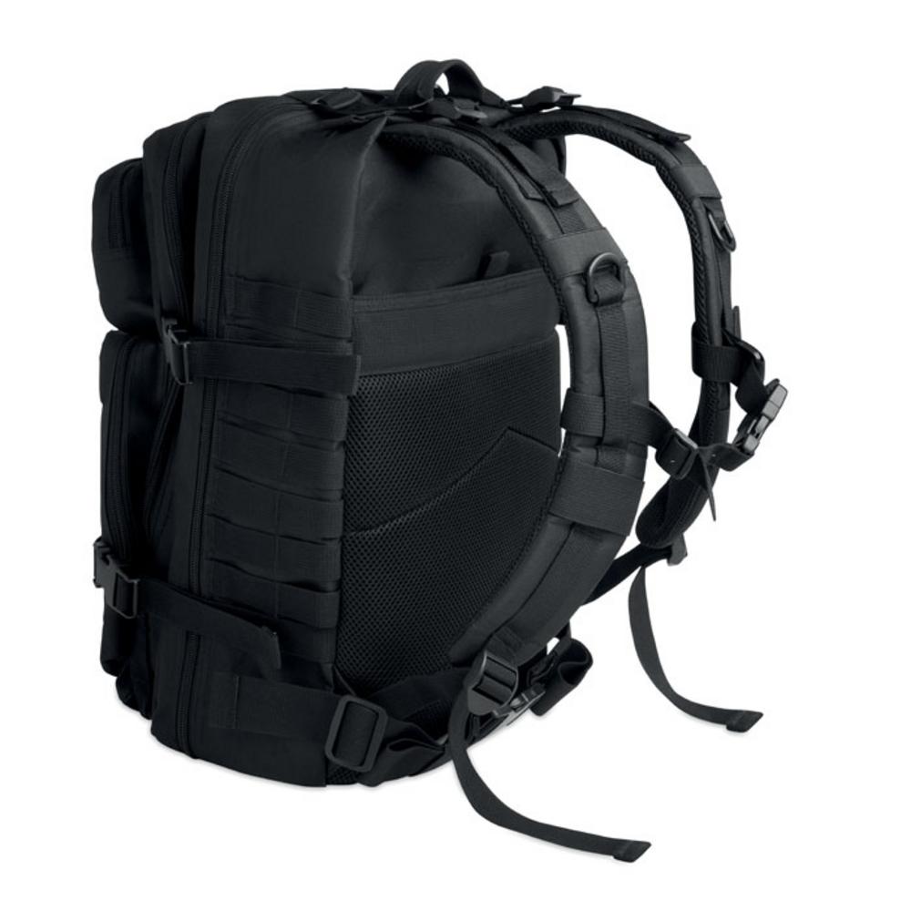 Plecaki z logo – plecak outdoorowy 600d rpet carryconfi mo2970-03-back Plecak outdoorowy 600D RPET CARRYCONFI mo2970-03-back
