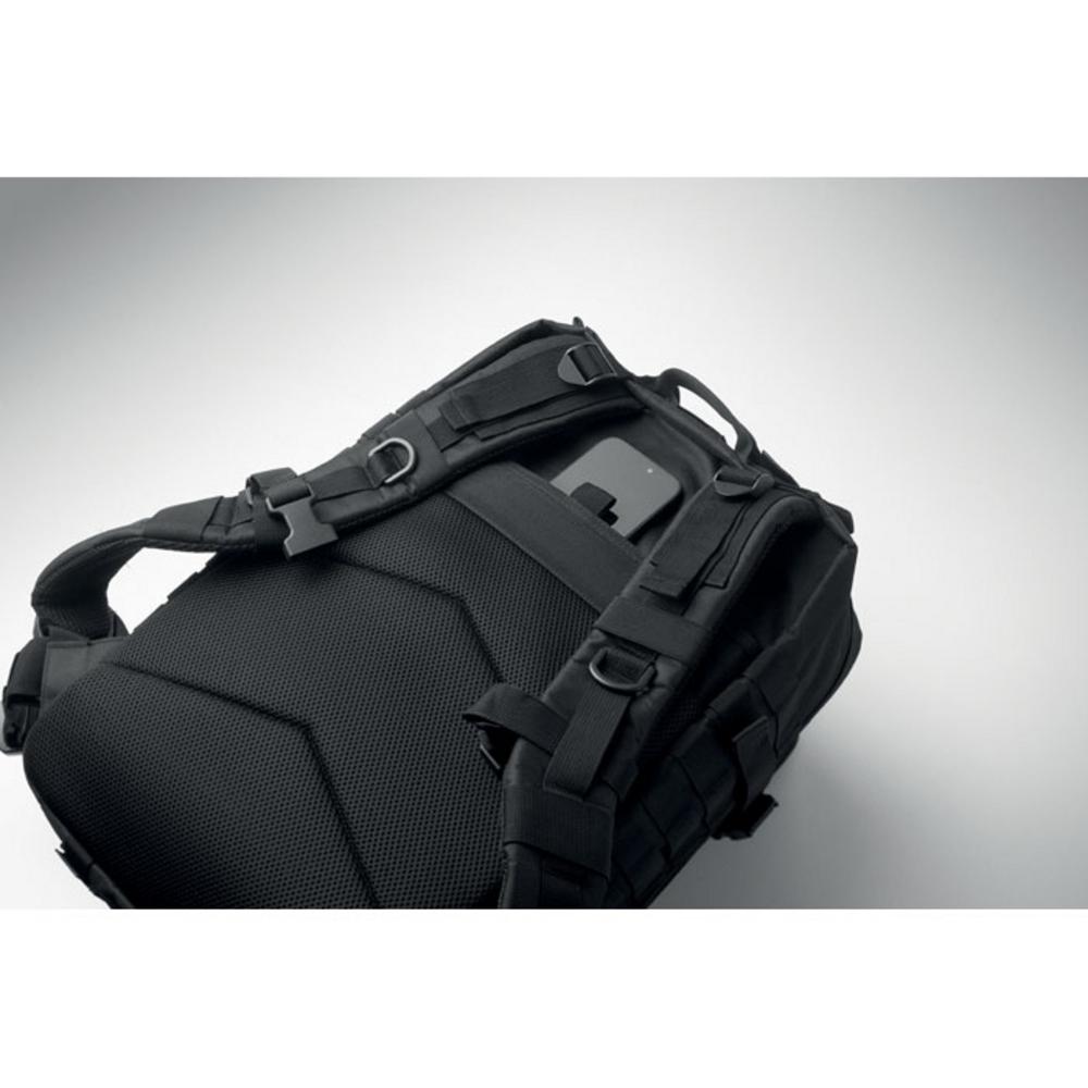 Plecaki z logo – plecak outdoorowy 600d rpet carryconfi mo2970-03-picture4 Plecak outdoorowy 600D RPET CARRYCONFI mo2970-03-picture4