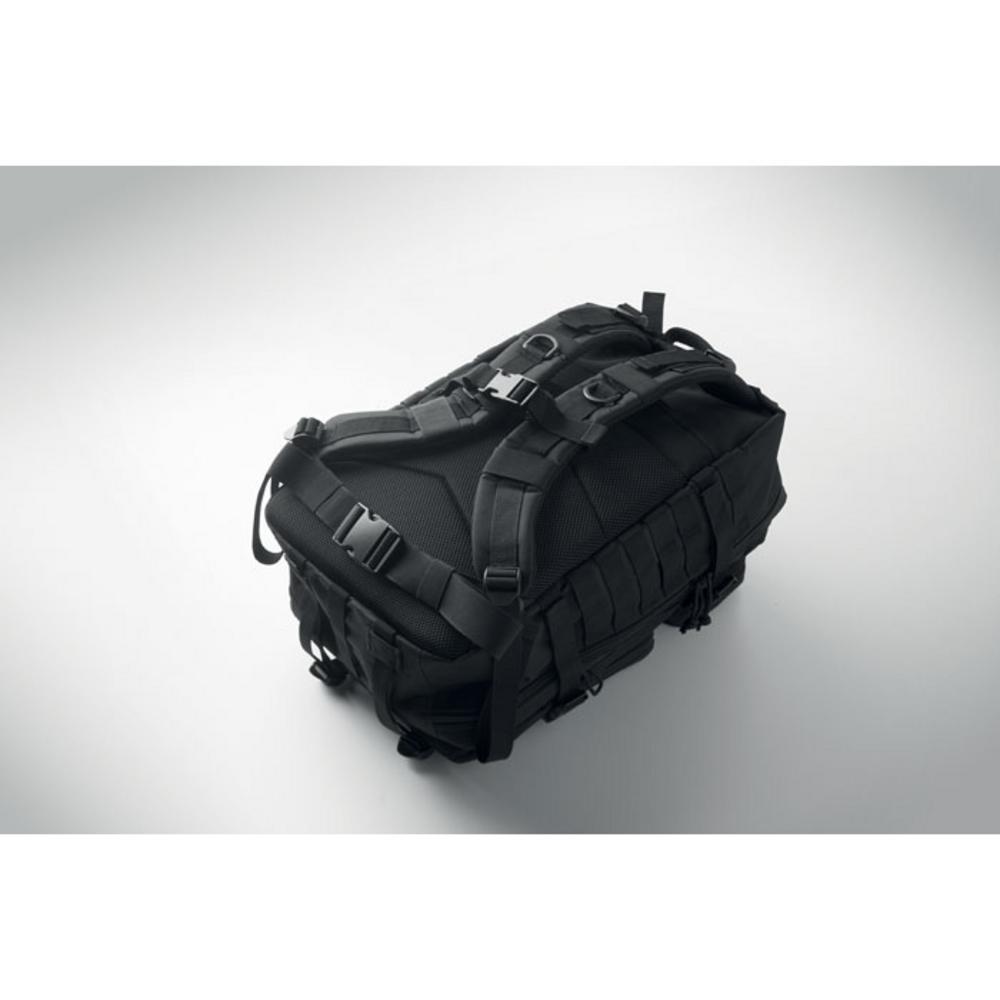 Plecaki z logo – plecak outdoorowy 600d rpet carryconfi mo2970-03-picture7 Plecak outdoorowy 600D RPET CARRYCONFI mo2970-03-picture7