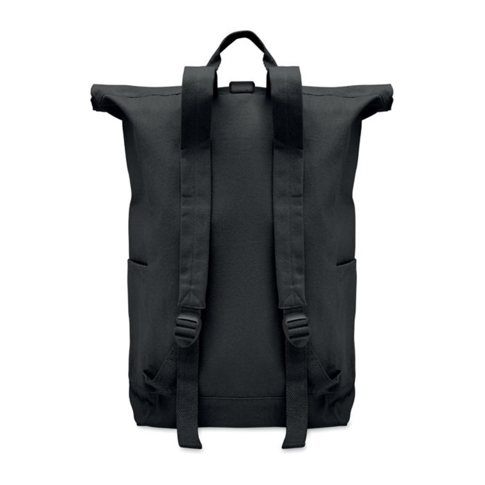 Plecaki z logo – plecak typu rolltop 390 gr/m² kamet mo2552-03-side Plecak typu rolltop 390 gr/m² KAMET mo2552-03-side
