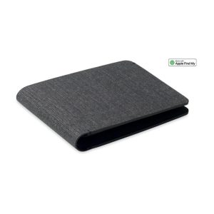Portfel PU z anti-loss WALL - czarny