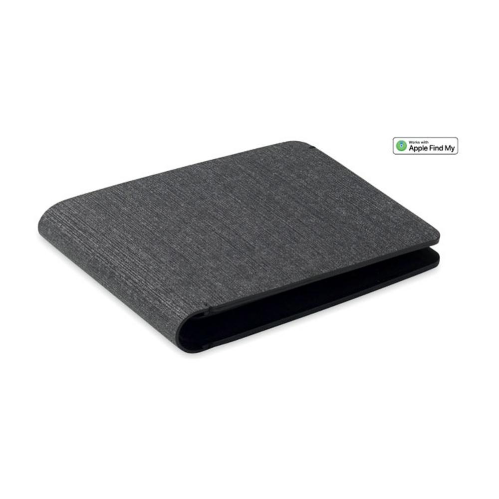 Portfel PU z anti-loss WALL - czarny