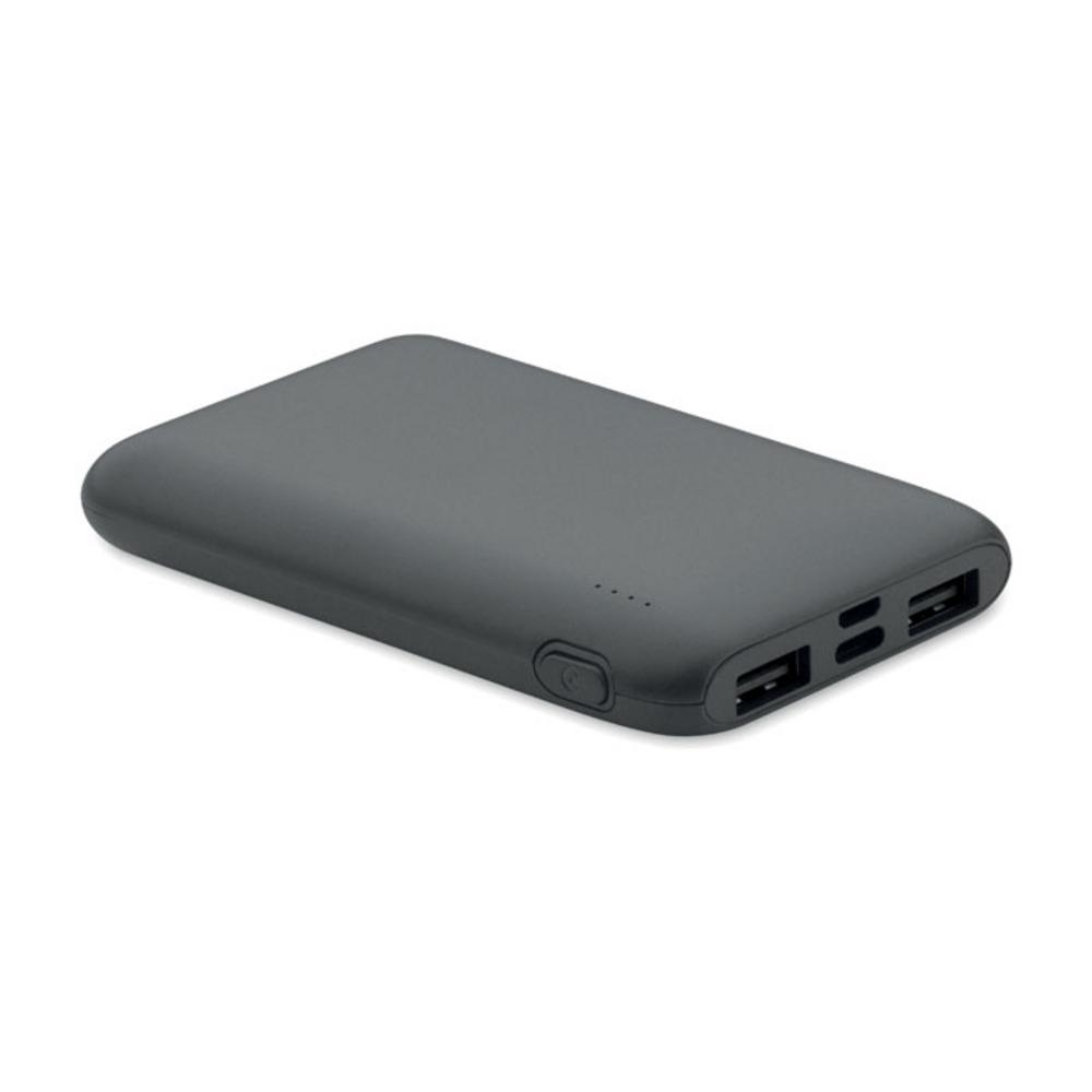 Power bank 5000 mAh POWER52C – kamiennoszary mo2279-15 Power bank 5000 mAh POWER52C - kamiennoszary