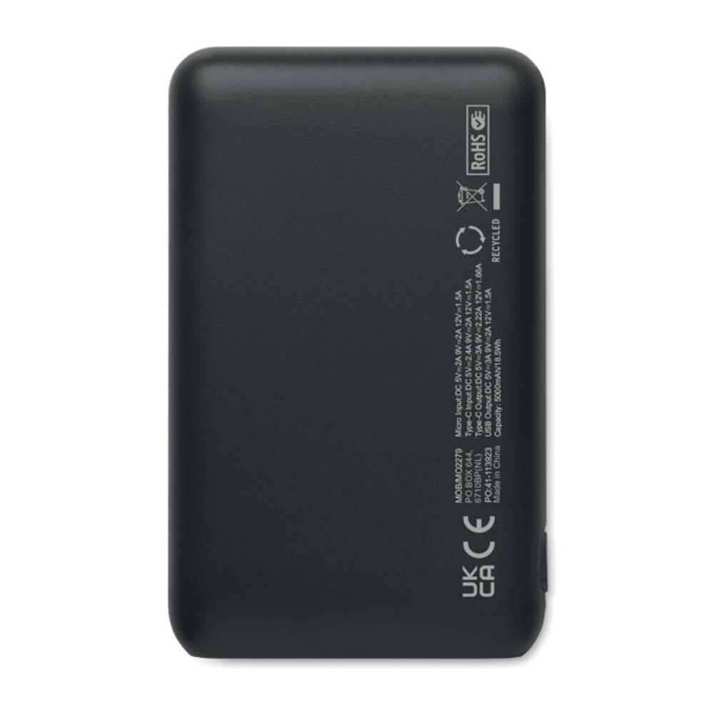 Powerbanki z logo – power bank 5000 mah power52c mo2279-03-side Power bank 5000 mAh POWER52C mo2279-03-side