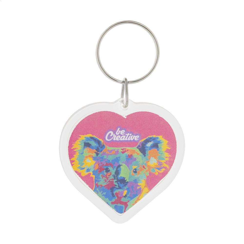 PrintFob Love brelok – przezroczysty AP716988 PrintFob Love brelok - przezroczysty