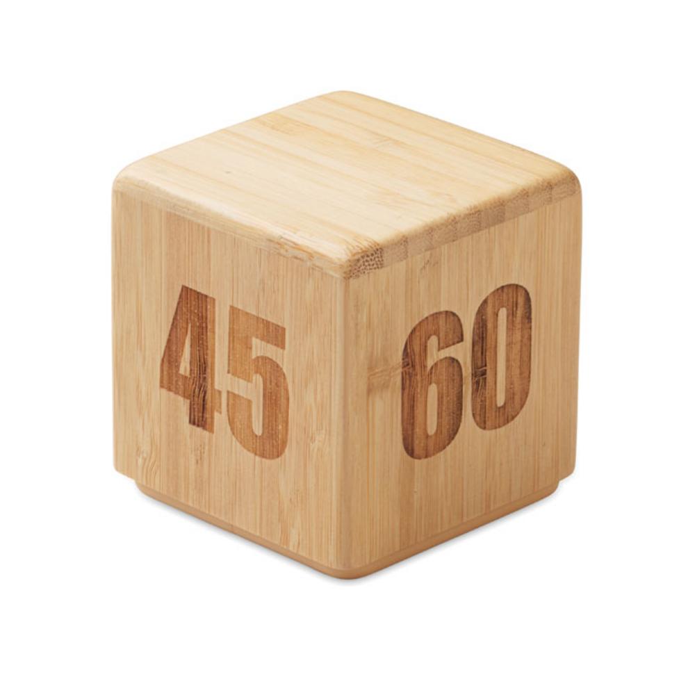 Produkty higieny osobistej z logo – bambusowy zegar z funkcją drzem curt mo2933-40-back Bambusowy zegar z funkcją drzem CURT mo2933-40-back