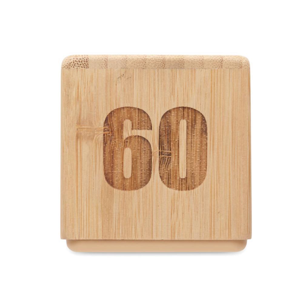Produkty higieny osobistej z logo – bambusowy zegar z funkcją drzem curt mo2933-40-detail Bambusowy zegar z funkcją drzem CURT mo2933-40-detail