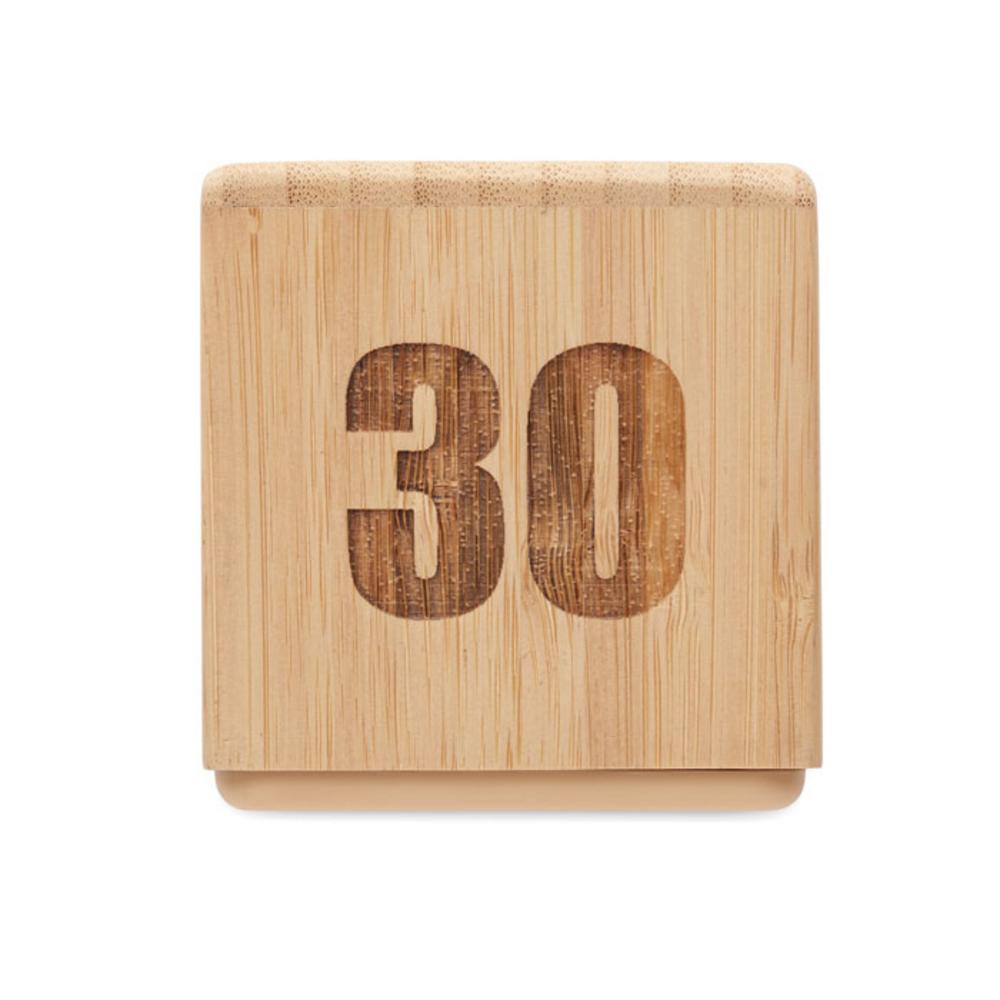 Produkty higieny osobistej z logo – bambusowy zegar z funkcją drzem curt mo2933-40-picture2 Bambusowy zegar z funkcją drzem CURT mo2933-40-picture2