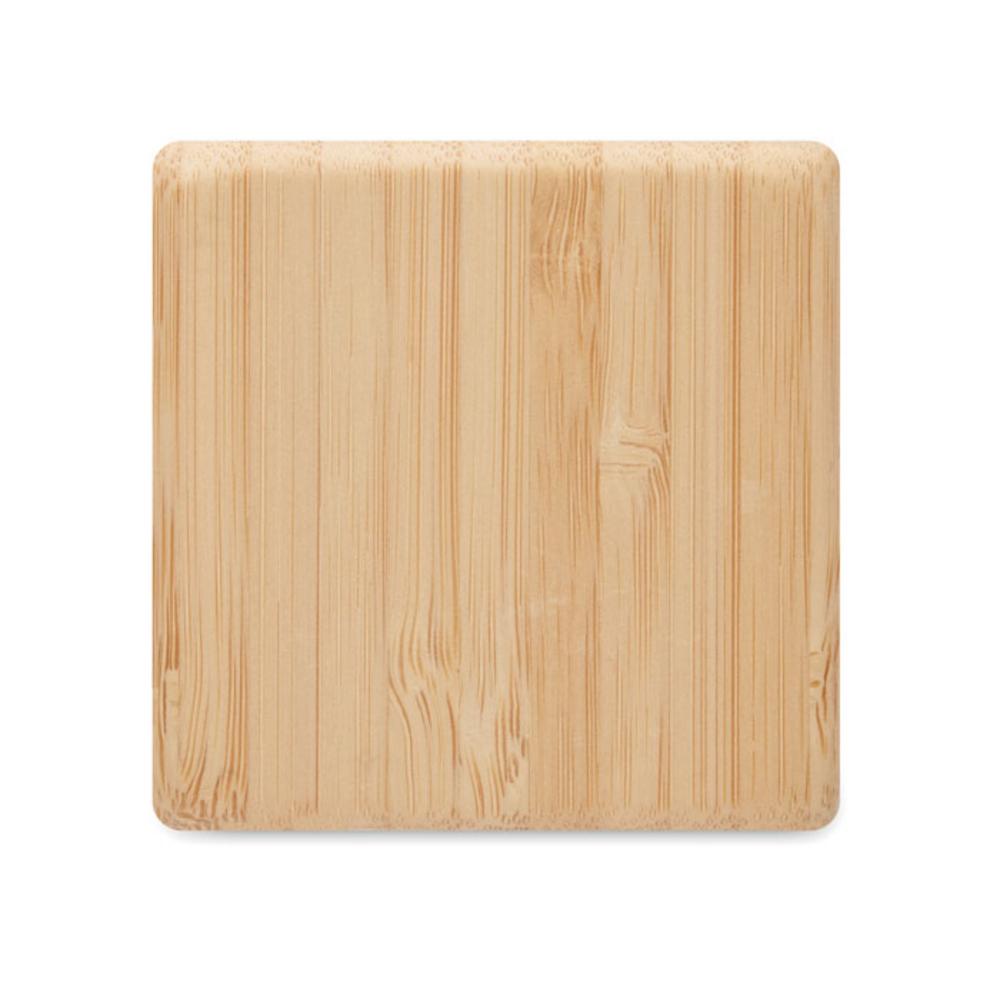 Produkty higieny osobistej z logo – bambusowy zegar z funkcją drzem curt mo2933-40-side Bambusowy zegar z funkcją drzem CURT mo2933-40-side